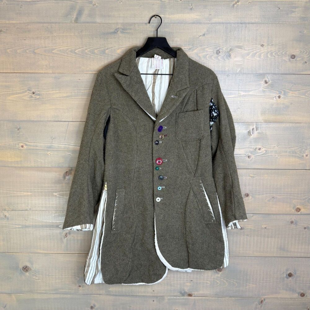 Undercover AW 2004 But Beautiful... Part Parsitic Part Stuffed Wool Coat Small